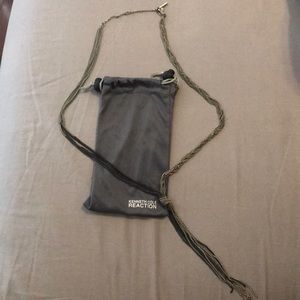 KENNETH COLE REACTION Silver/Hematite Necklace